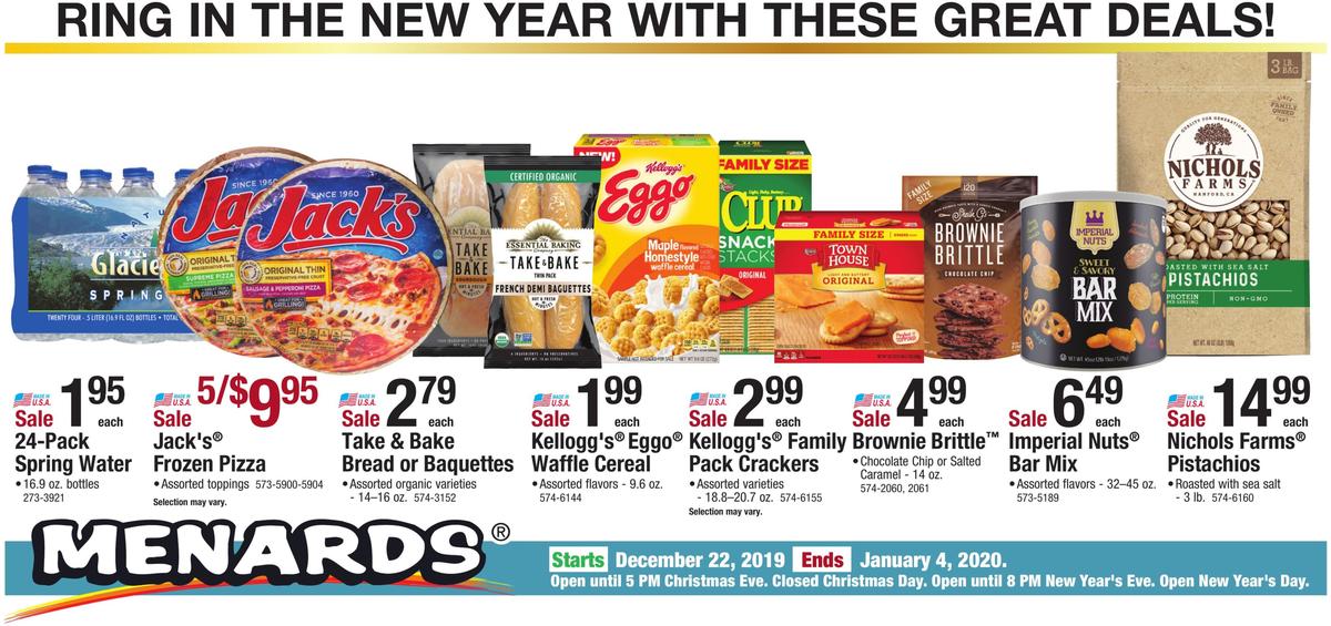 Menards Weekly Ad from December 22