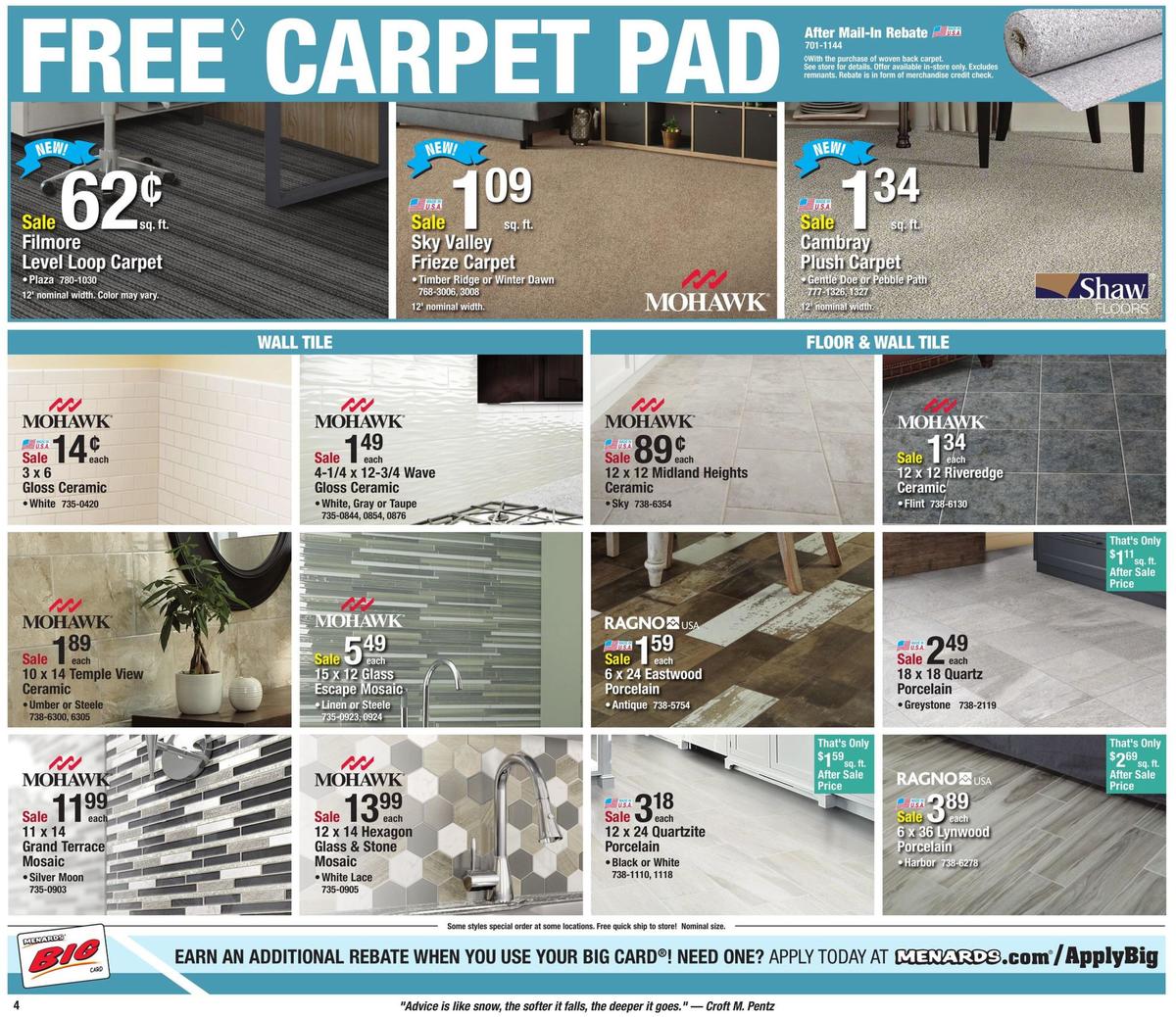 Menards Weekly Ad from December 22