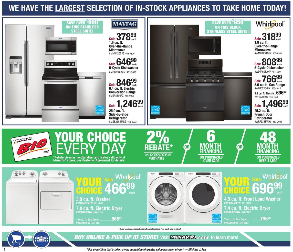 Menards Weekly Ad from December 29