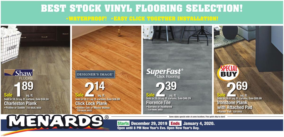 Menards Weekly Ad from December 29