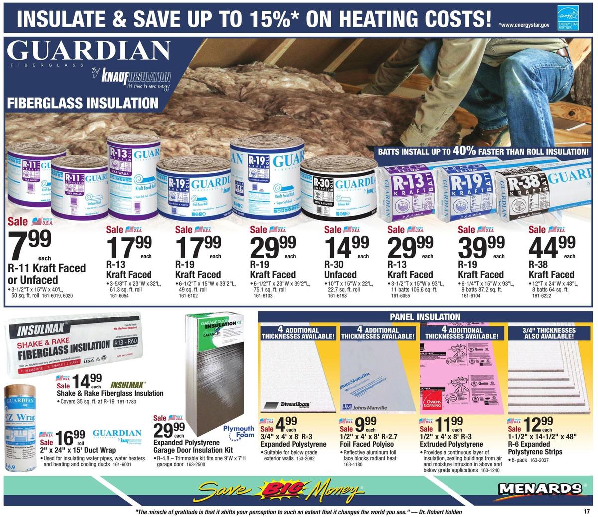 Menards Weekly Ad from December 29