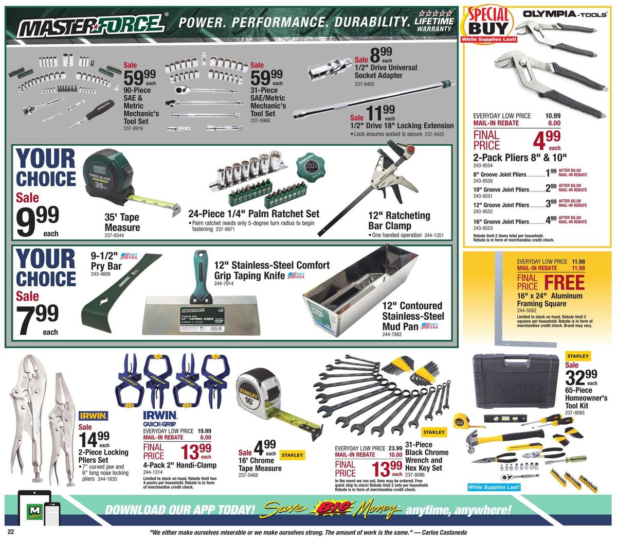 Menards Weekly Ad from December 29