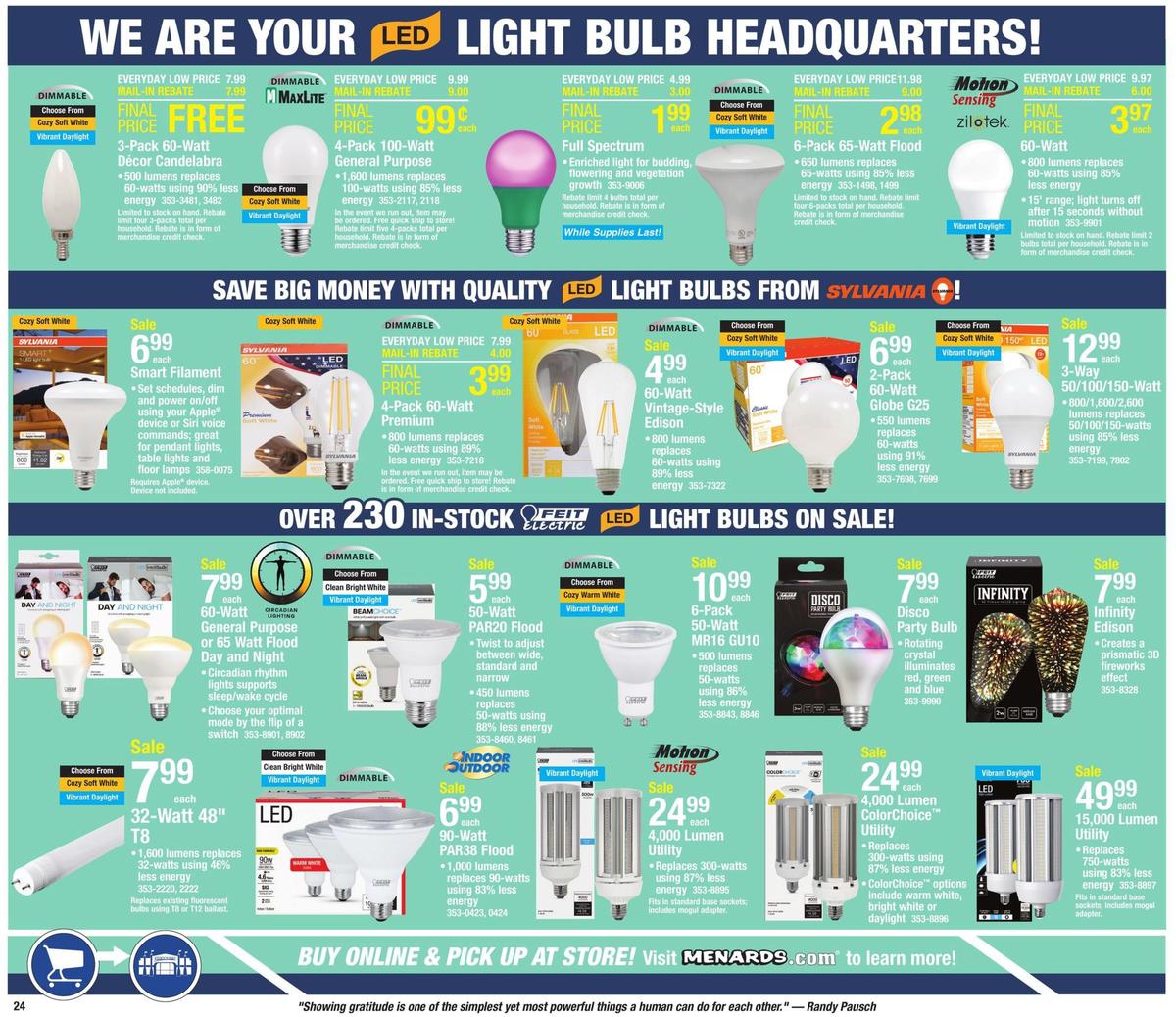 Menards Weekly Ad from December 29