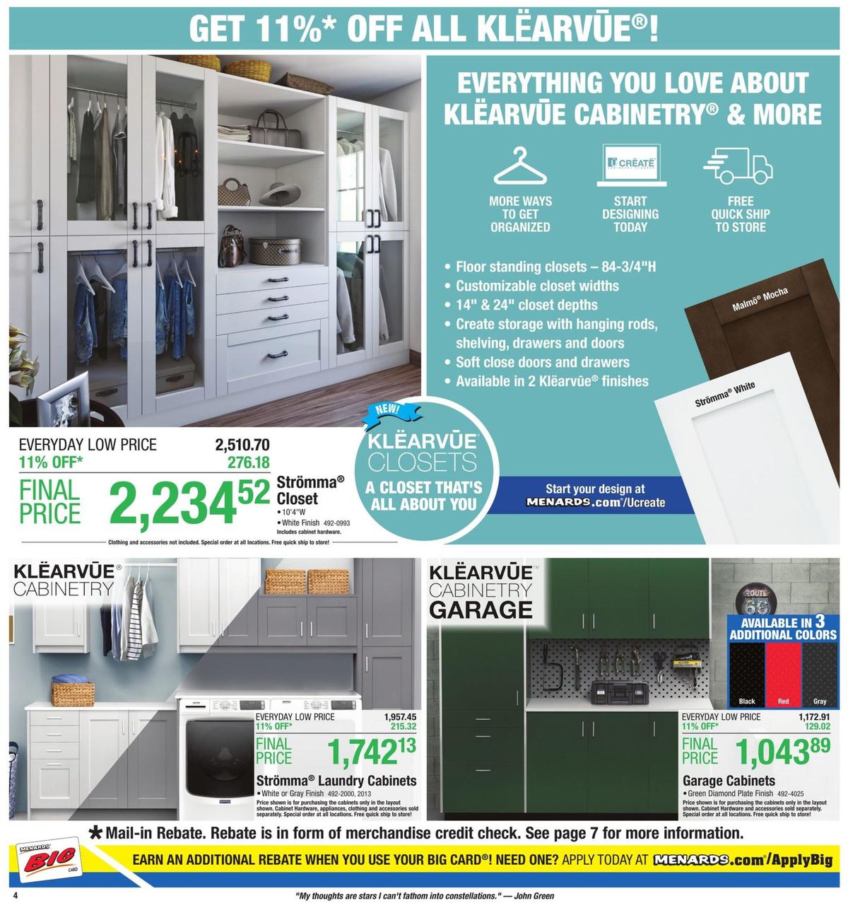 Menards Weekly Ad from January 5