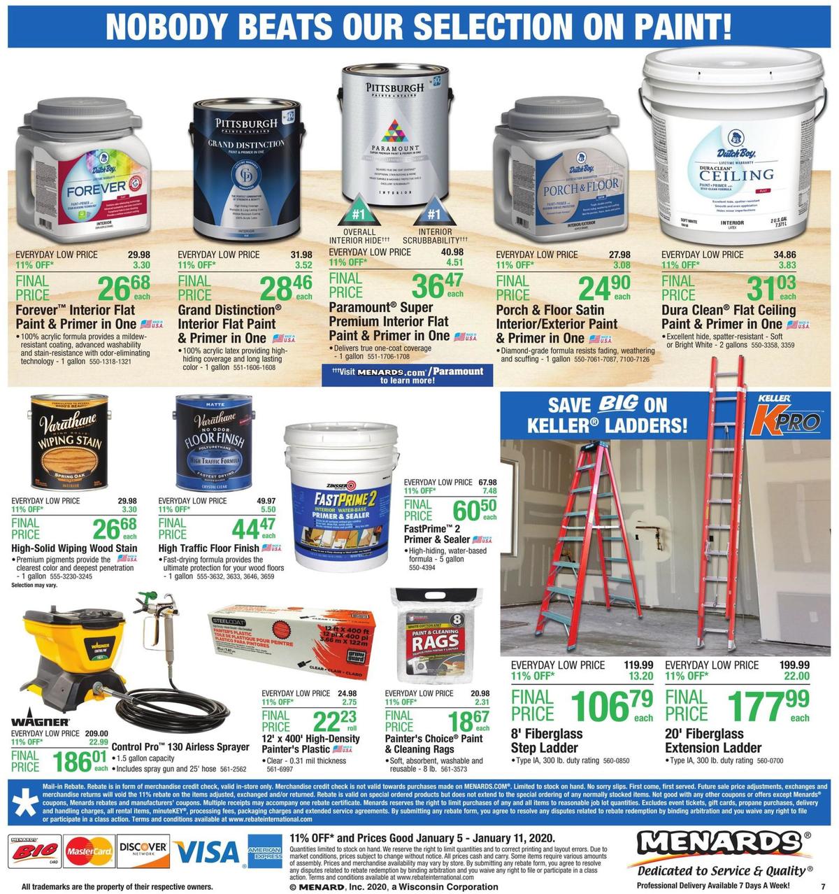 Menards Weekly Ad from January 5