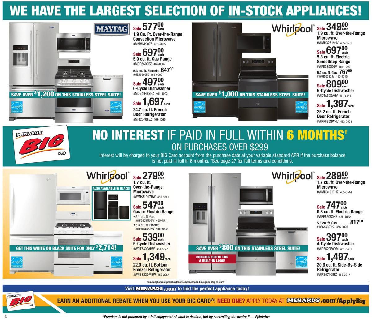 Menards Weekly Ad from January 12