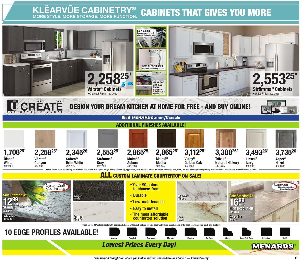 Menards Weekly Ad from January 26