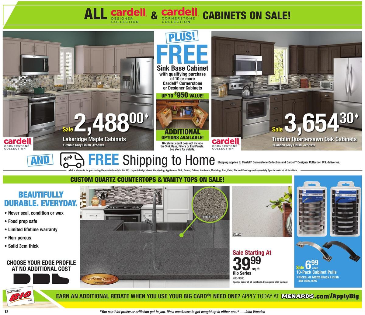 Menards Weekly Ad from January 26