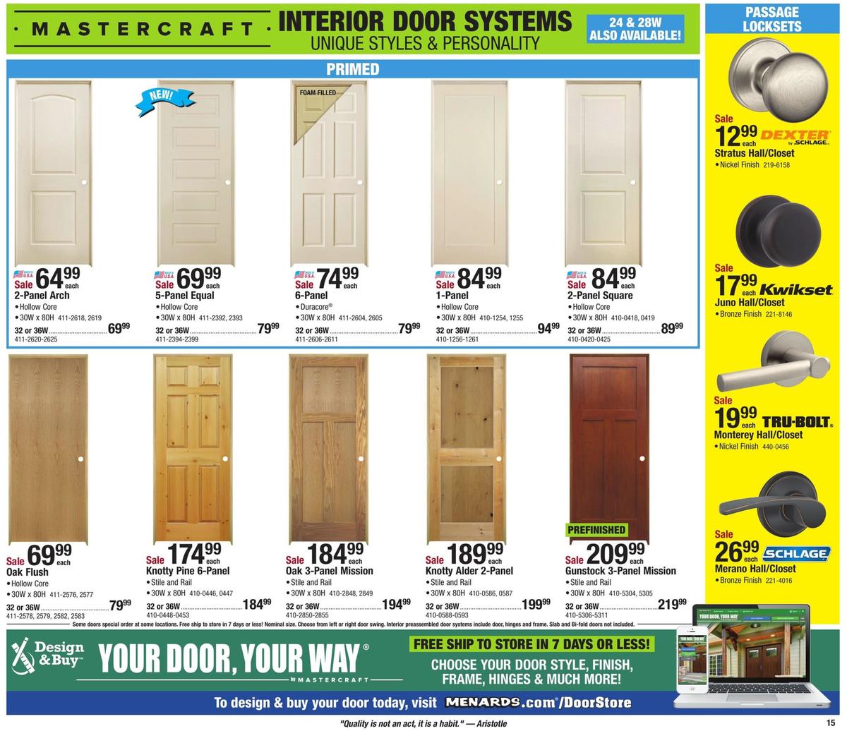 Menards Weekly Ad from January 26