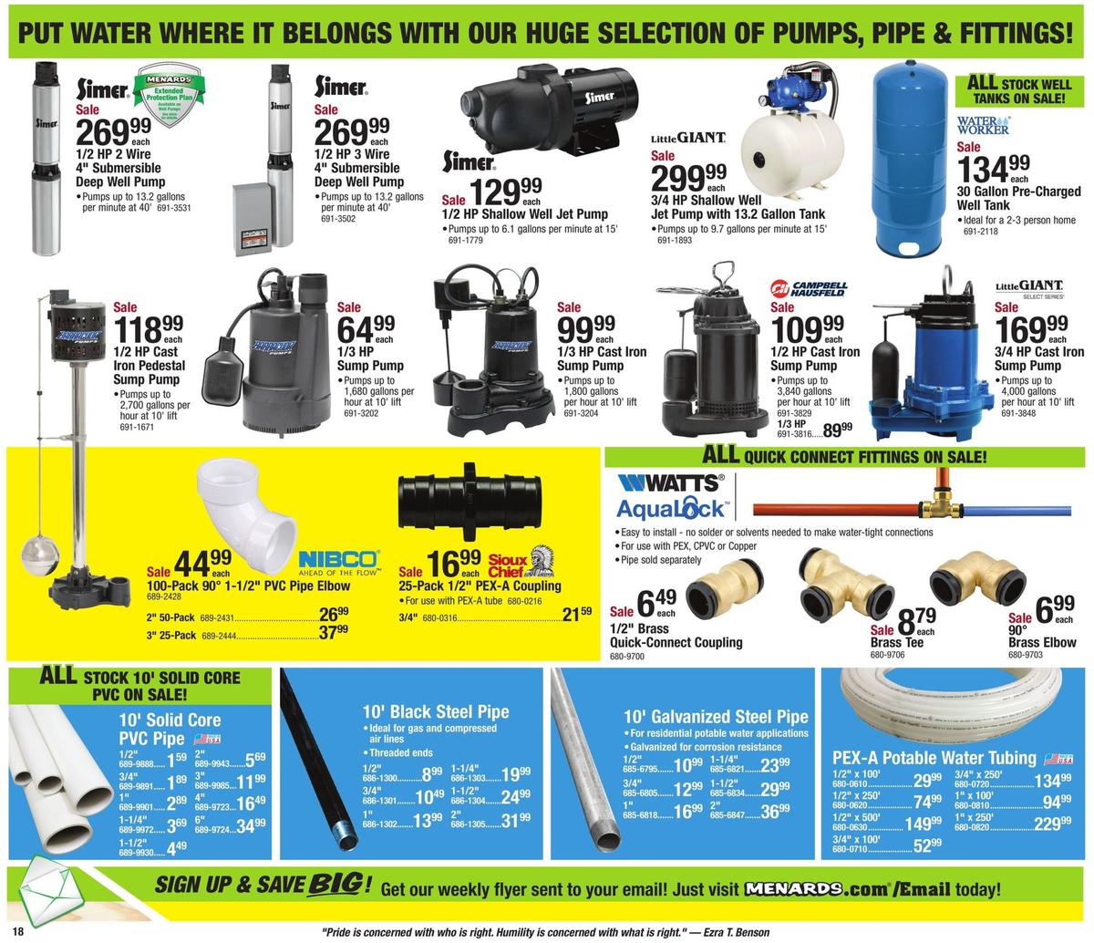Menards Weekly Ad from January 26