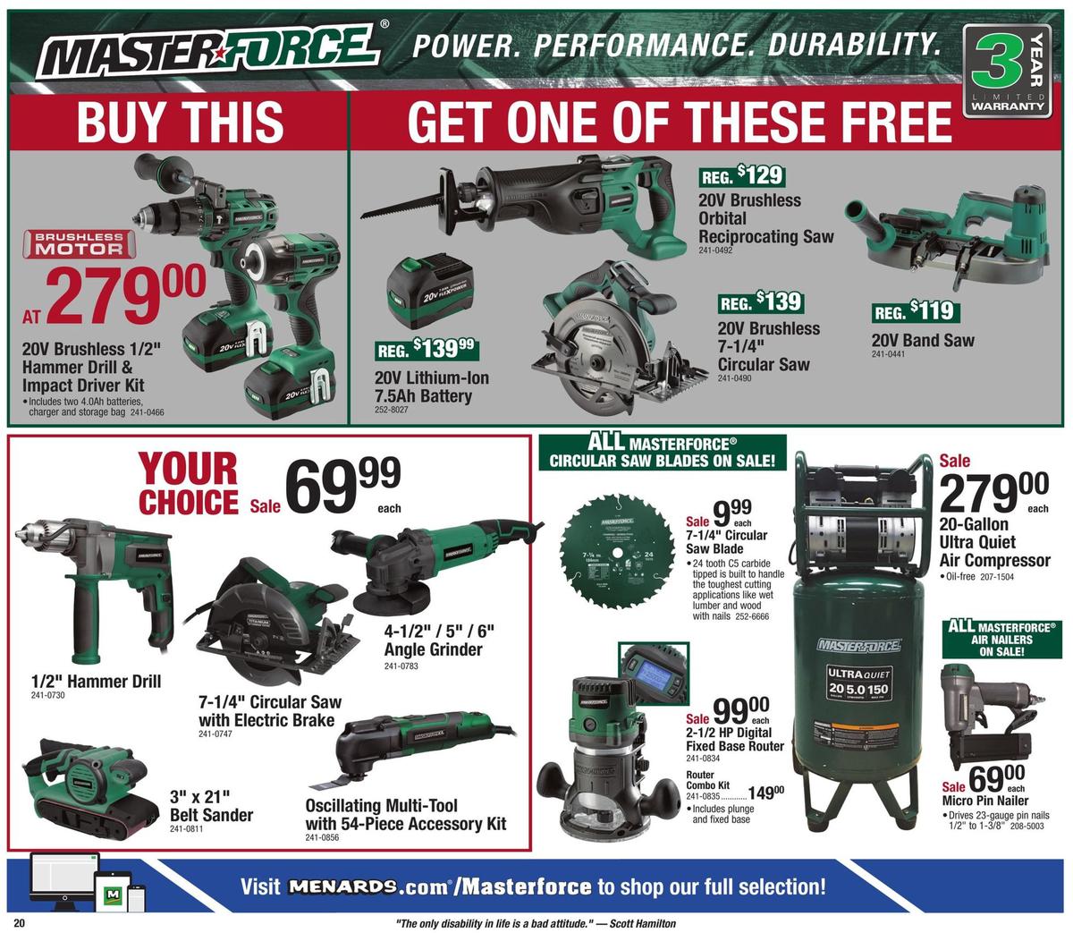 Menards Weekly Ad from January 26