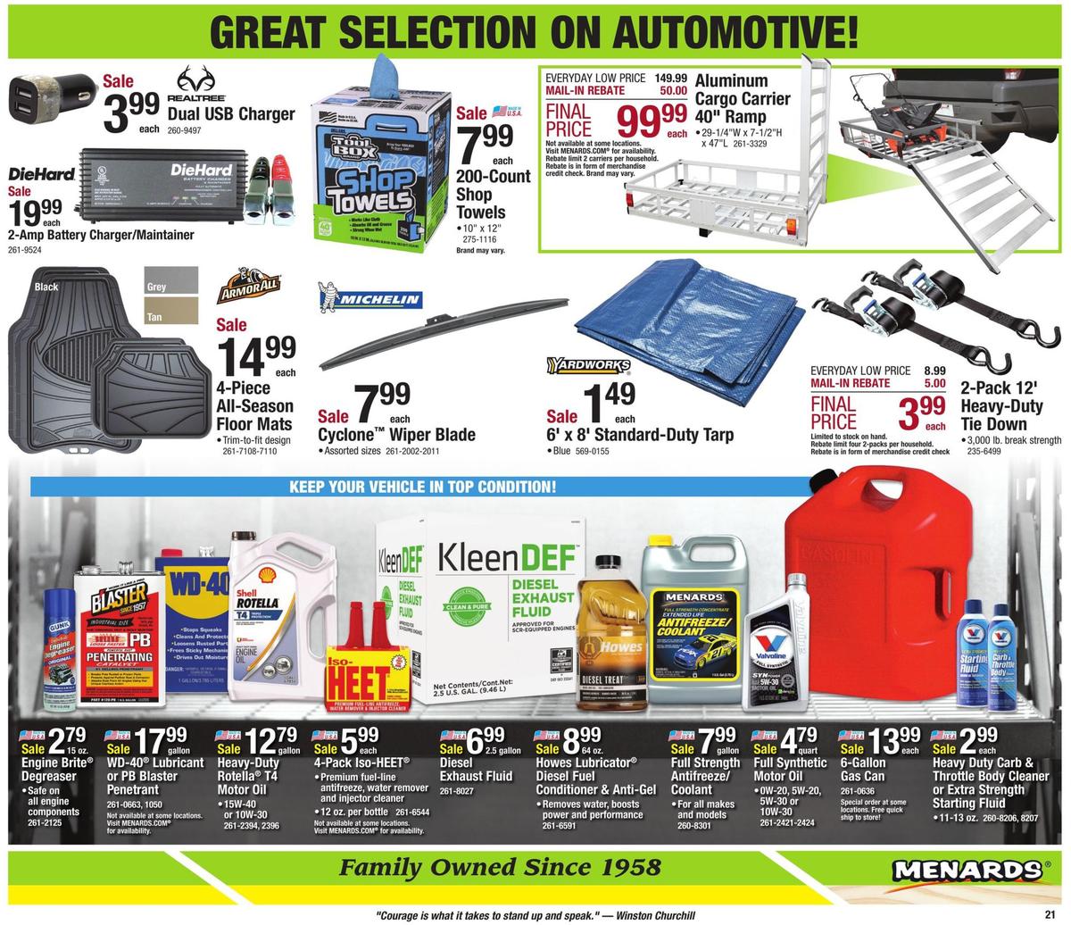 Menards Weekly Ad from January 26