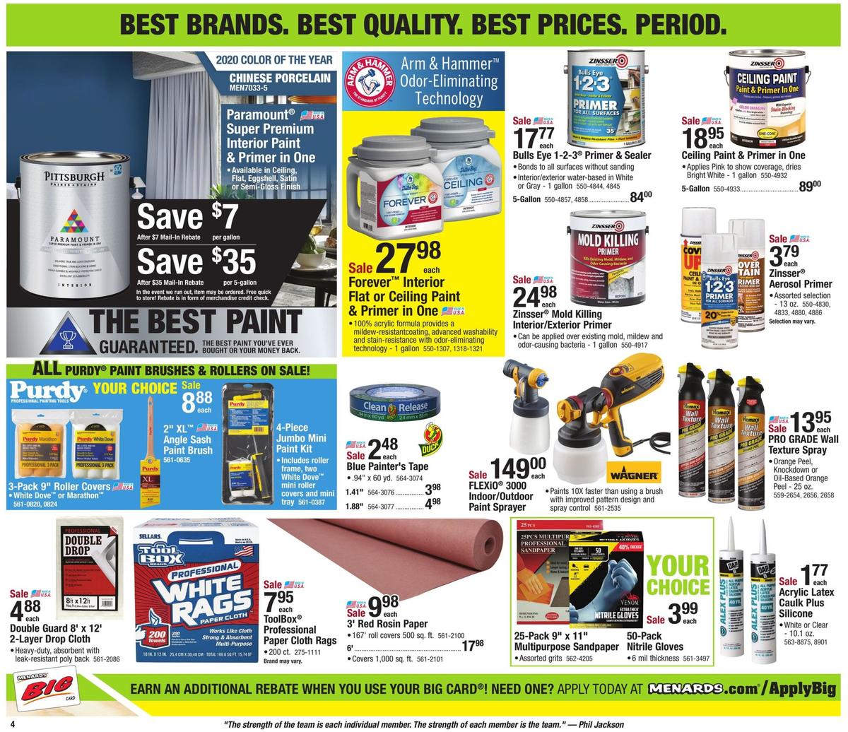 Menards Weekly Ad from January 26
