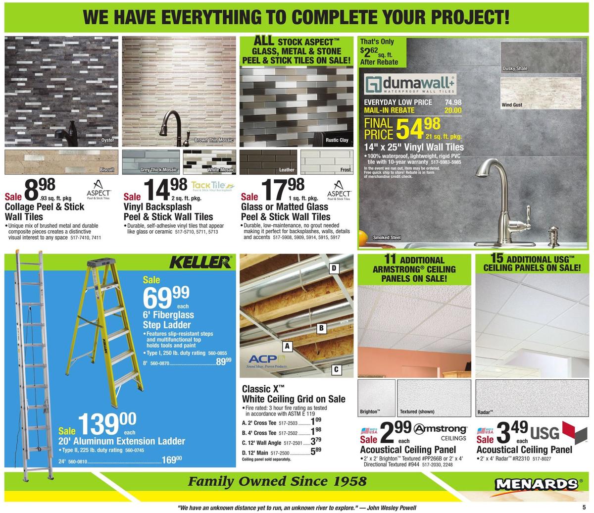 Menards Weekly Ad from January 26