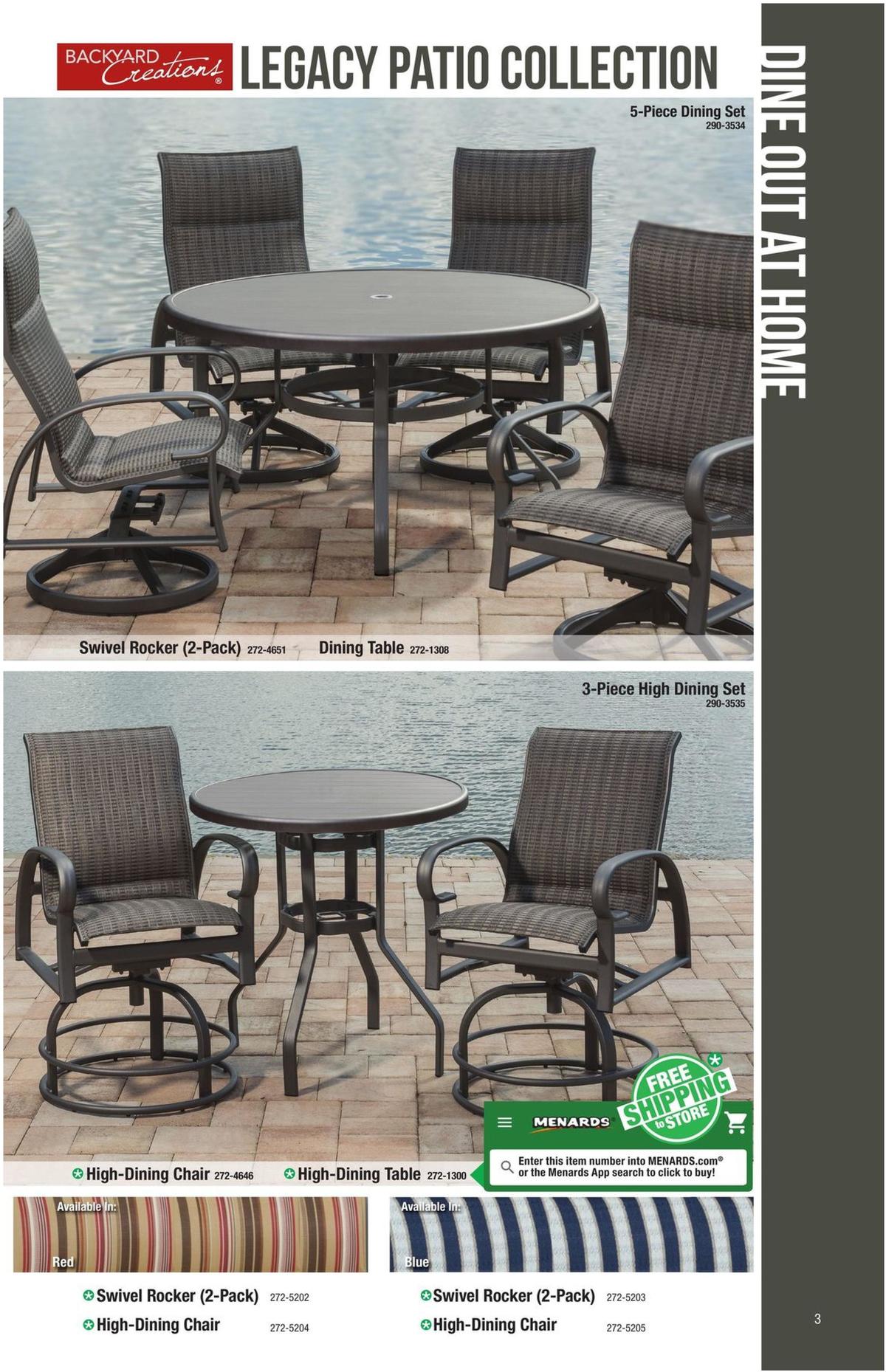 Menards Outdoor Living Catalog Weekly Ad from February 20