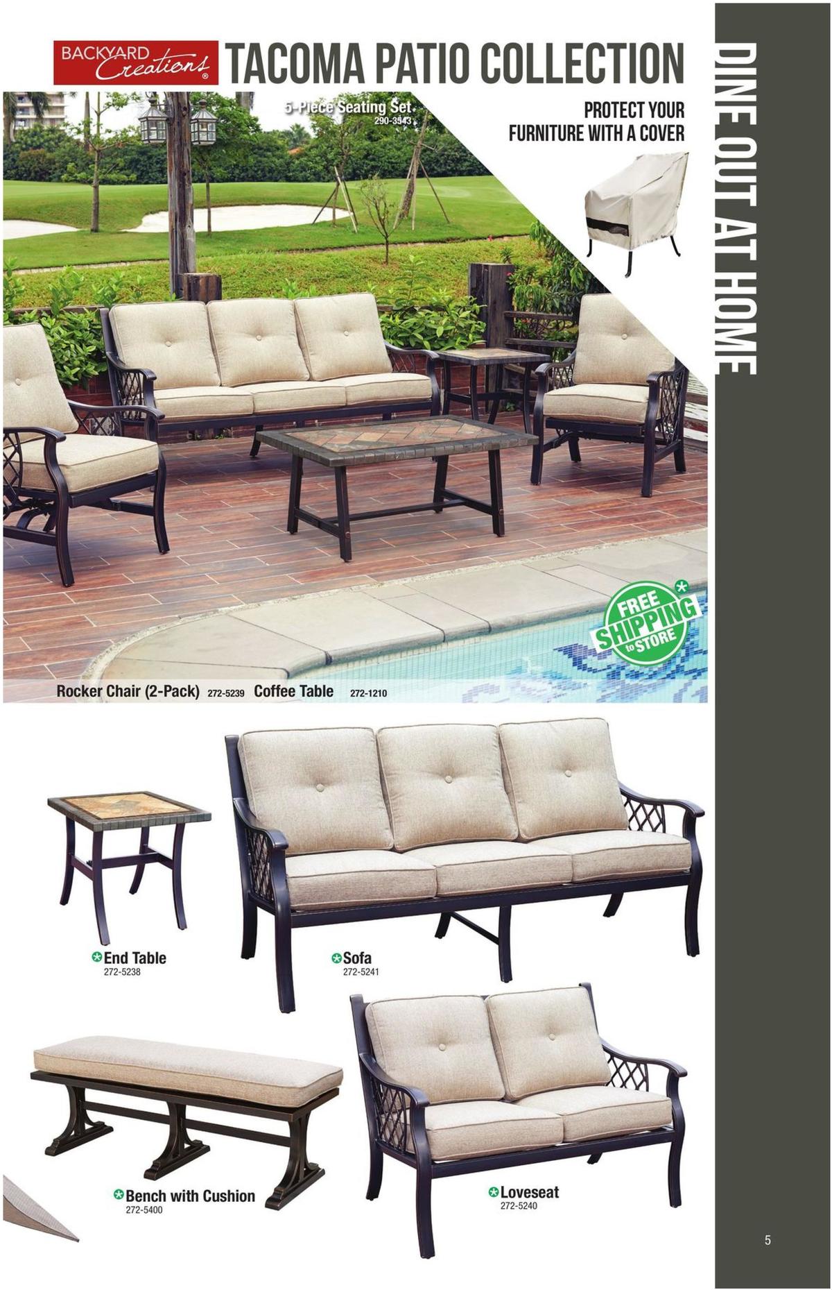 Menards Outdoor Living Catalog Weekly Ad from February 20