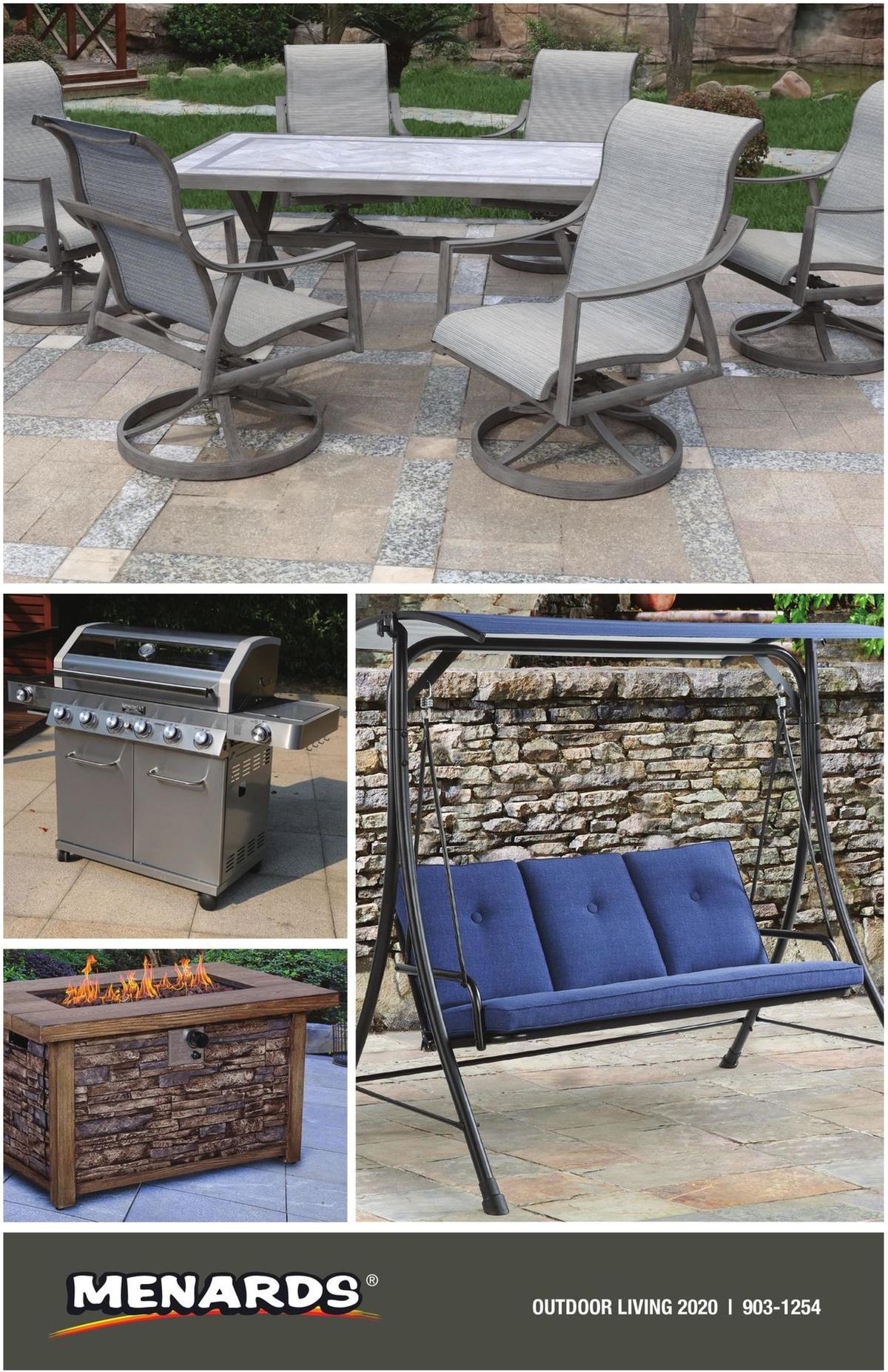 Menards Outdoor Living Catalog Weekly Ad from February 20