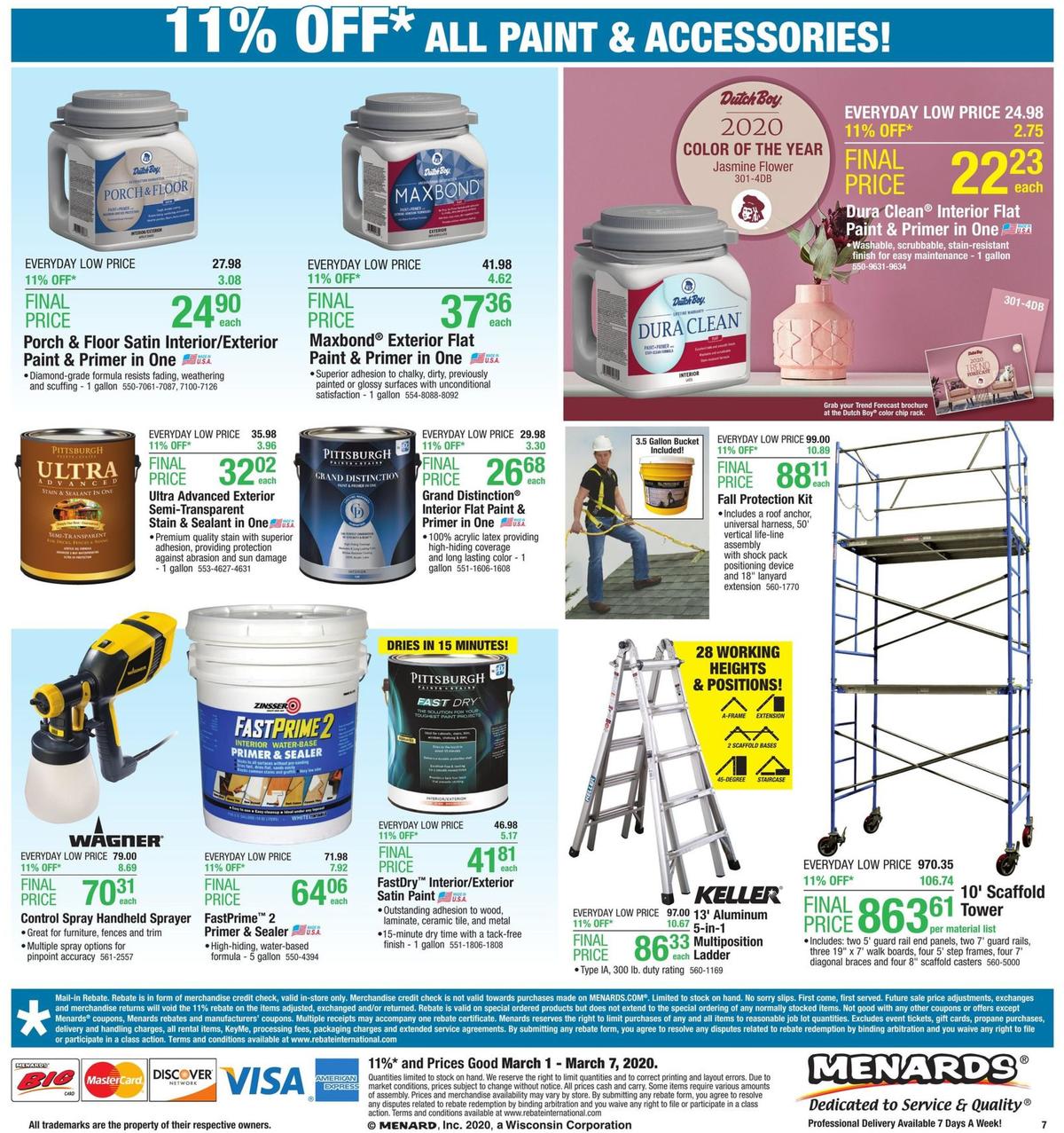 Menards Weekly Ad from March 1