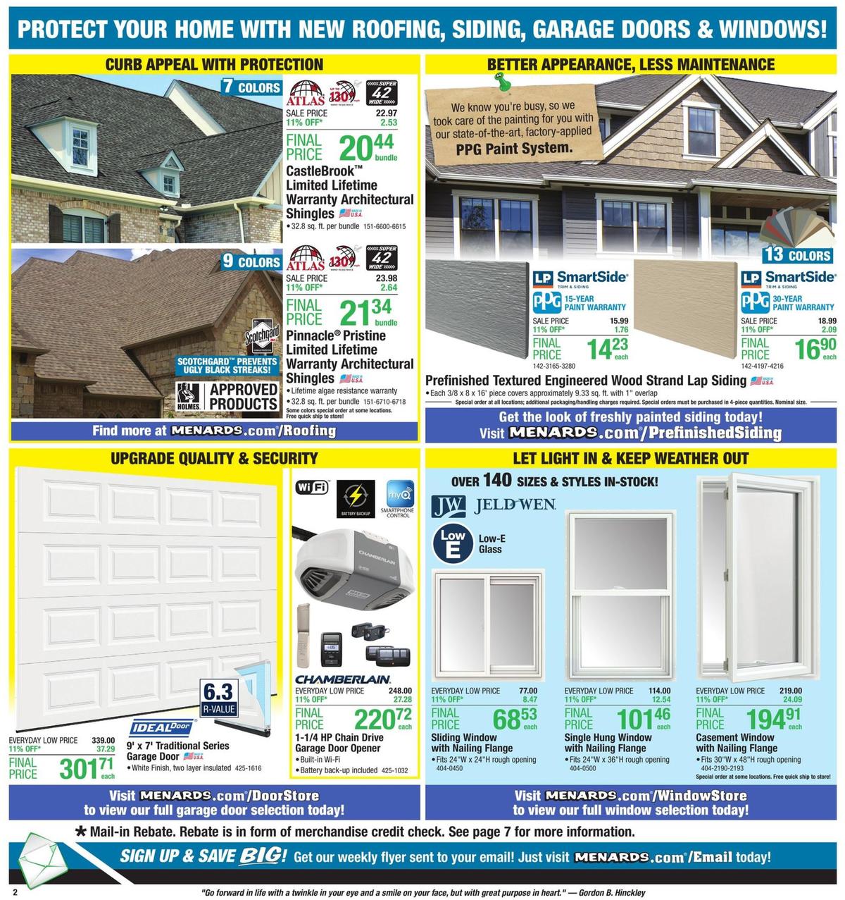 Menards Weekly Ad from March 1