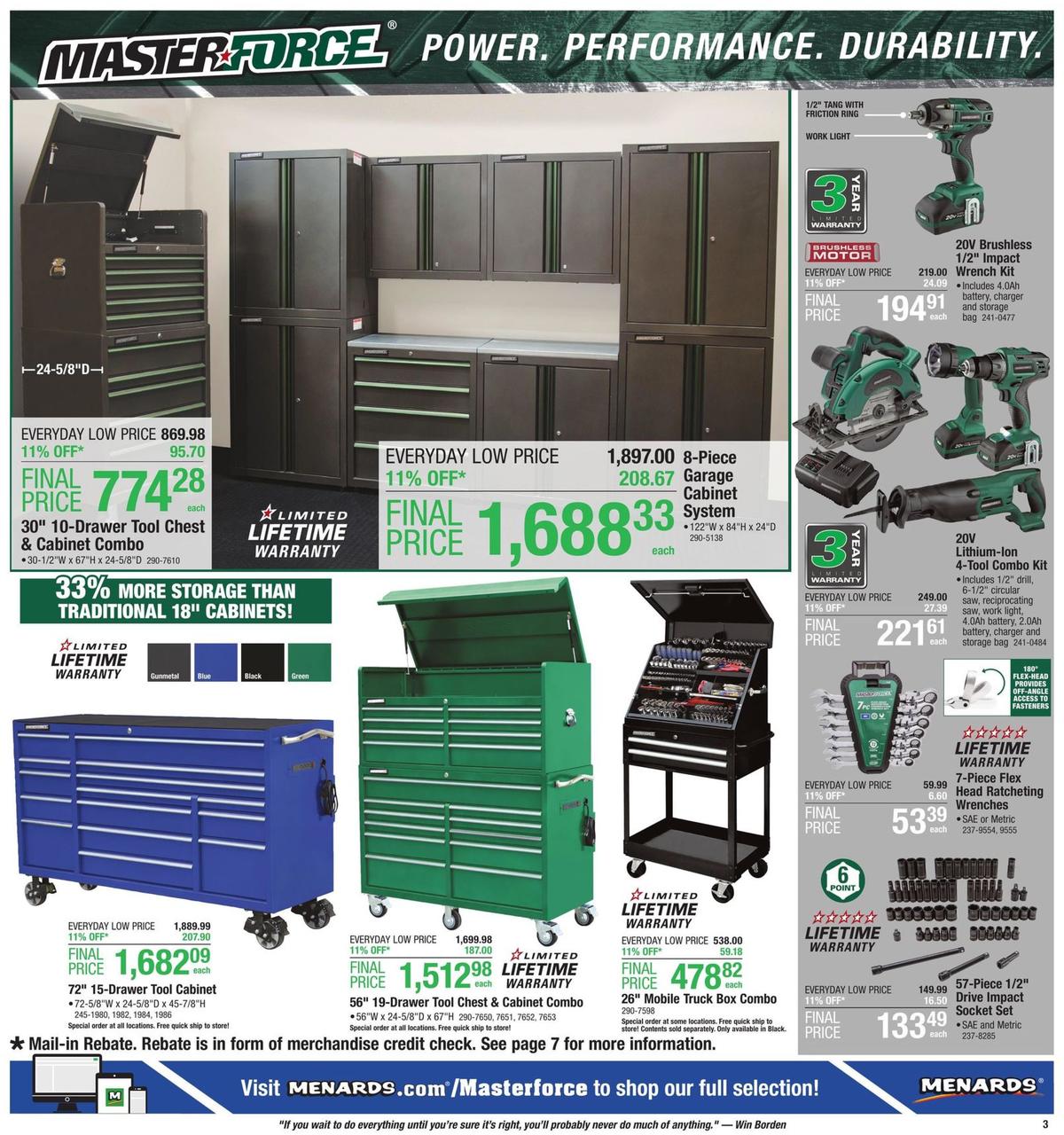 Menards Weekly Ad from March 1