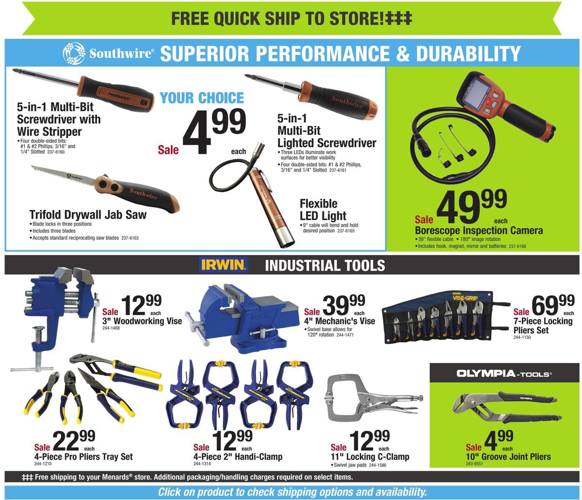 Menards Weekly Ad from March 8