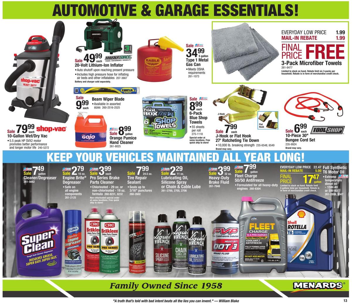 Menards Weekly Ad from March 8