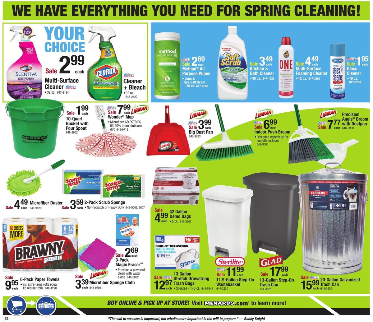 Menards Weekly Ad from March 8