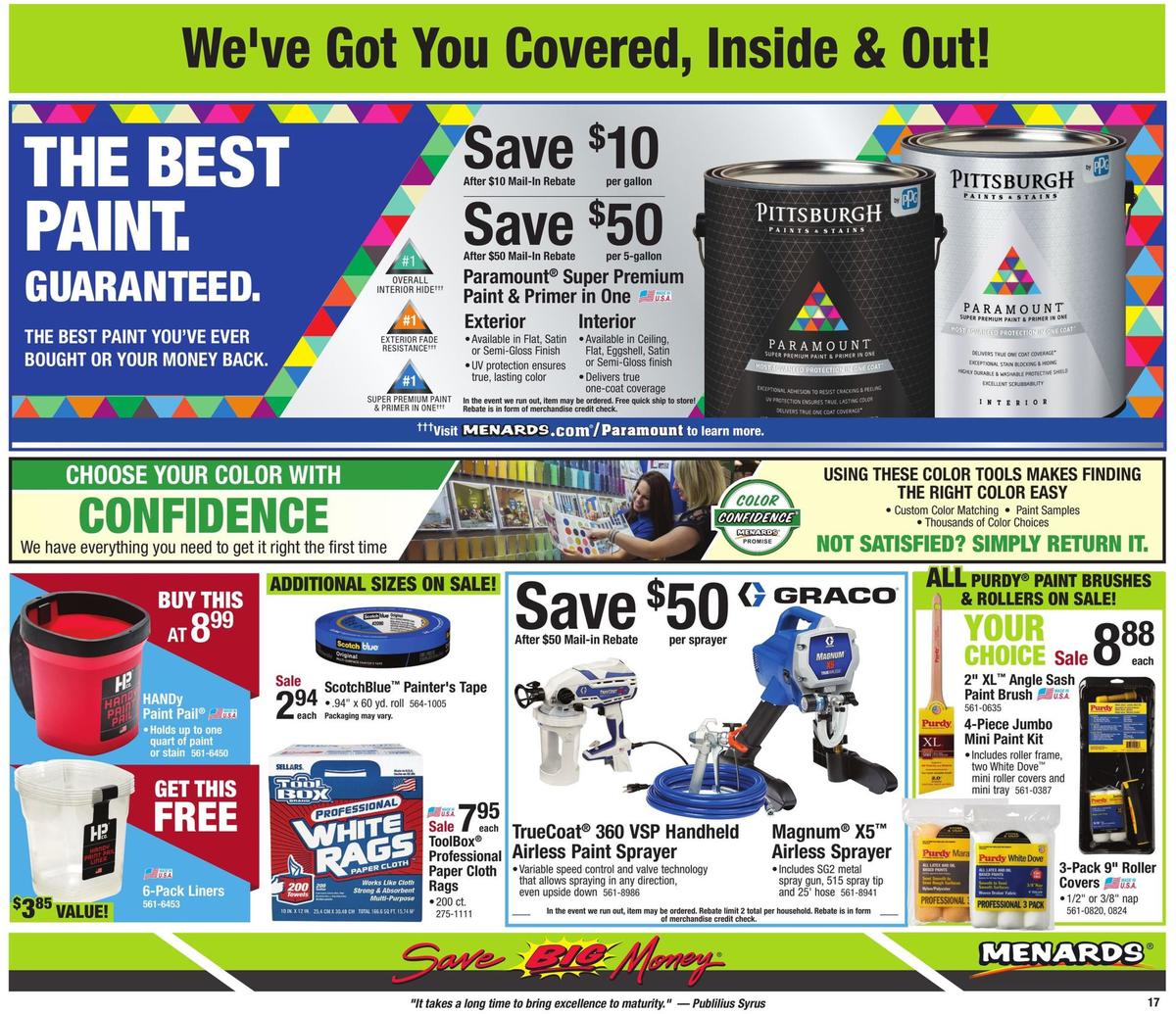 Menards Weekly Ad from March 8