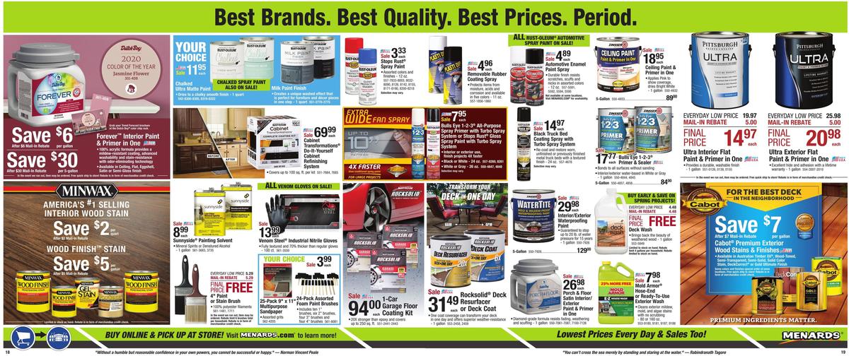 Menards Weekly Ad from March 8
