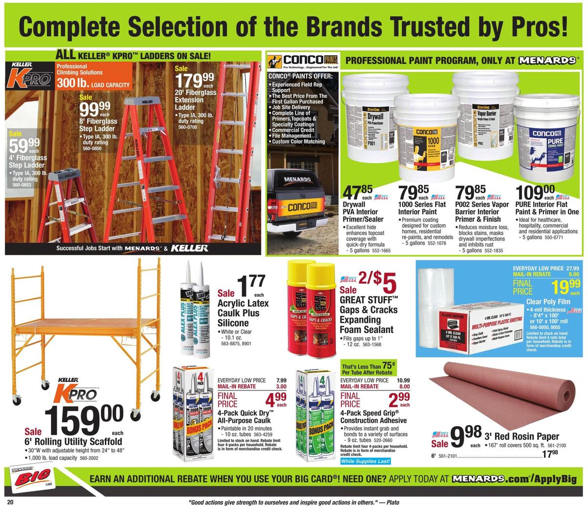 Menards Weekly Ad from March 8