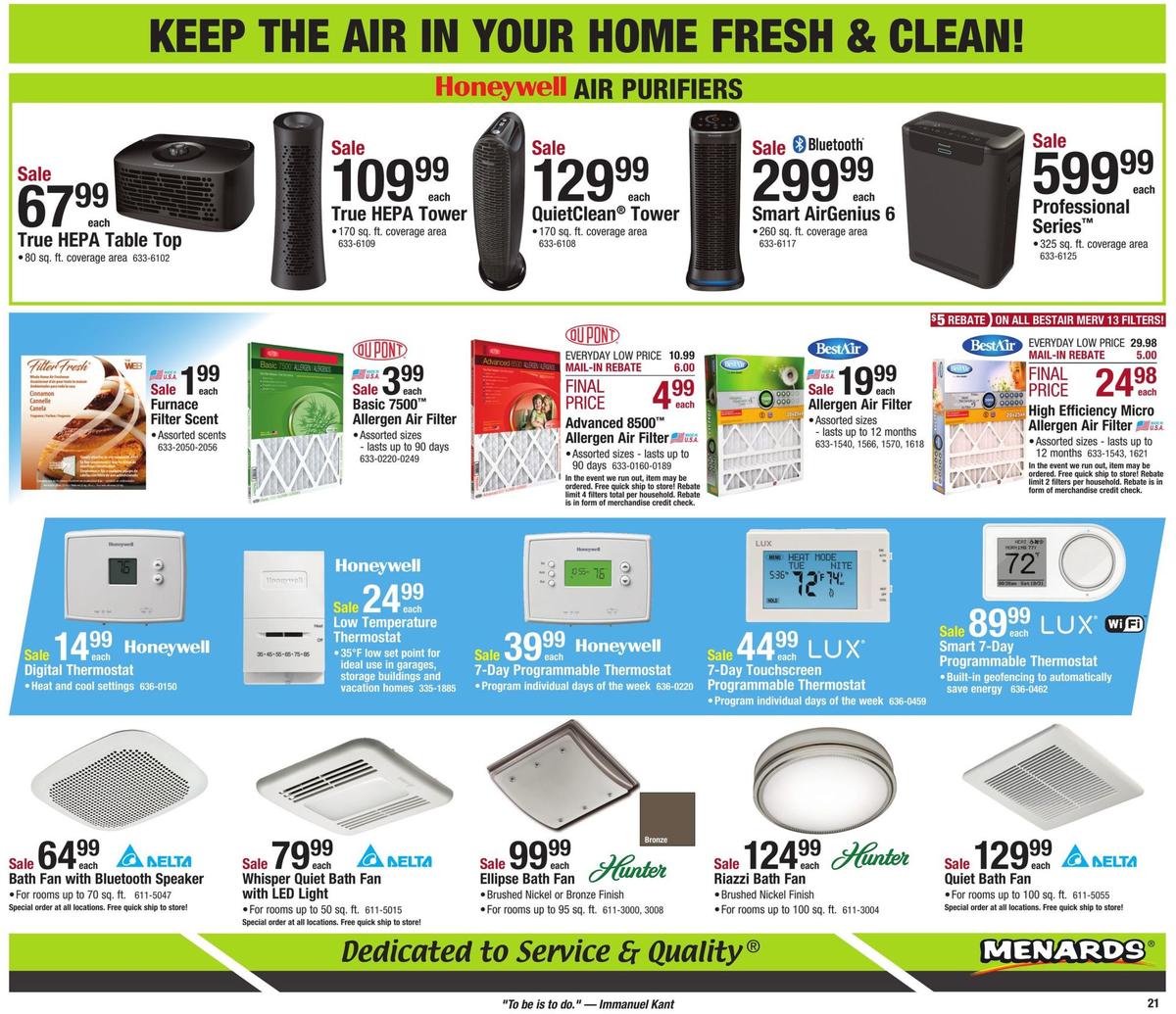 Menards Weekly Ad from March 8