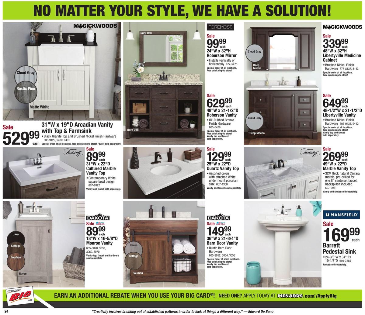 Menards Weekly Ad from March 8