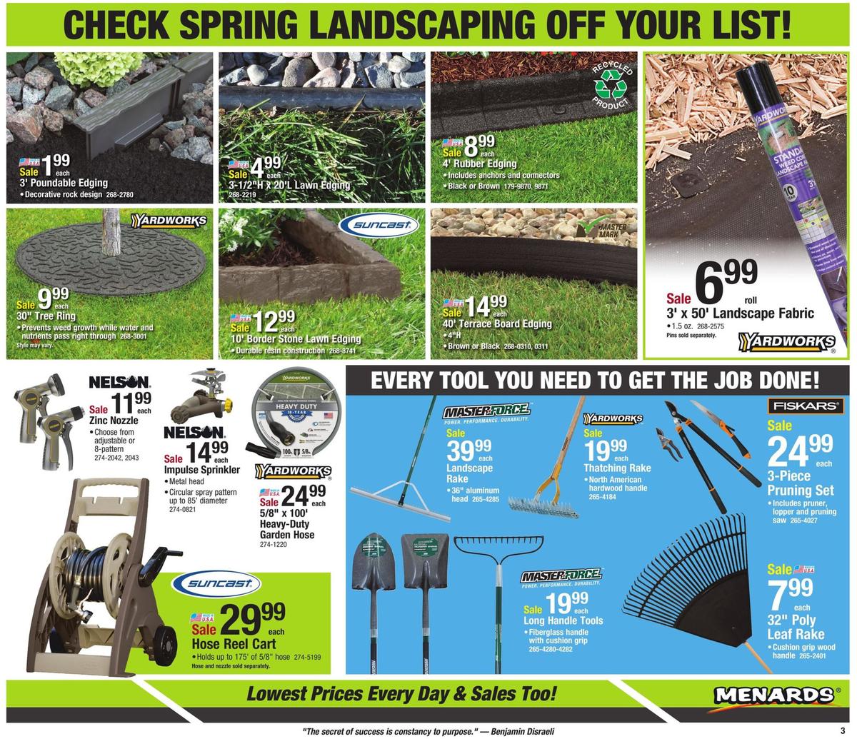 Menards Weekly Ad from March 8