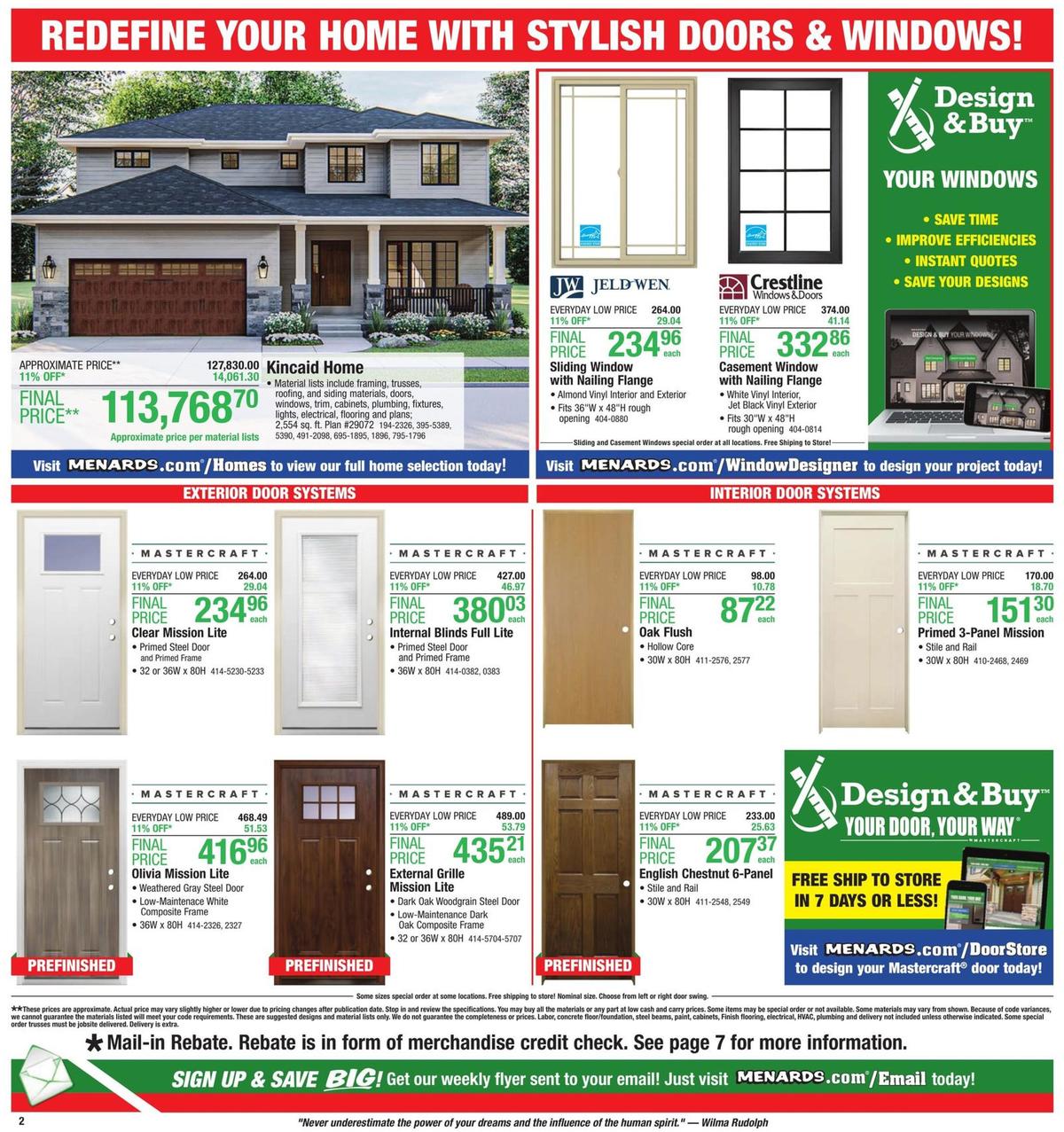 Menards Weekly Ad from March 22