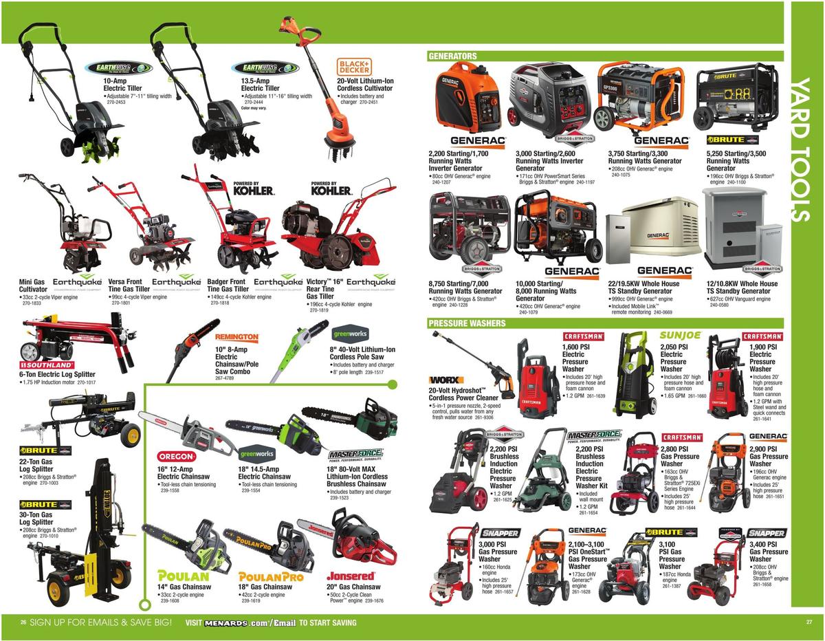 Menards Garden Center Catalog Weekly Ad from March 22