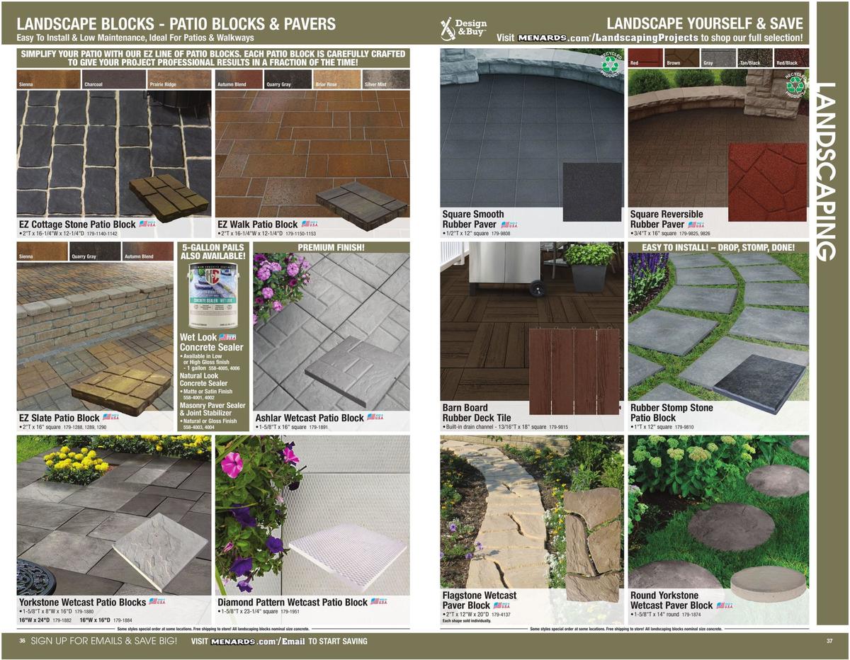 Menards Garden Center Catalog Weekly Ad from March 22