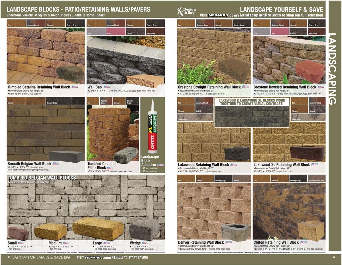 Menards Garden Center Catalog Weekly Ad from March 22