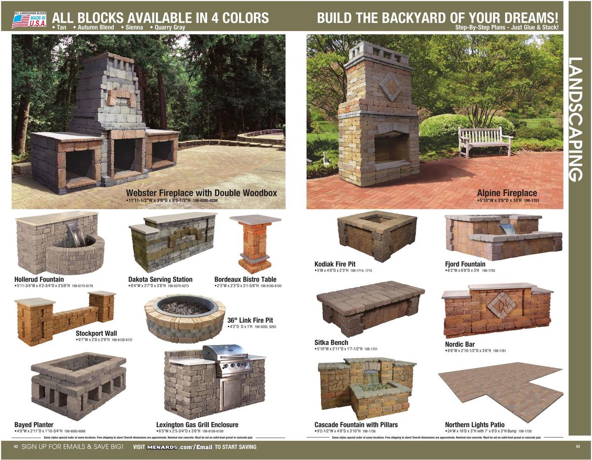 Menards Garden Center Catalog Weekly Ad from March 22