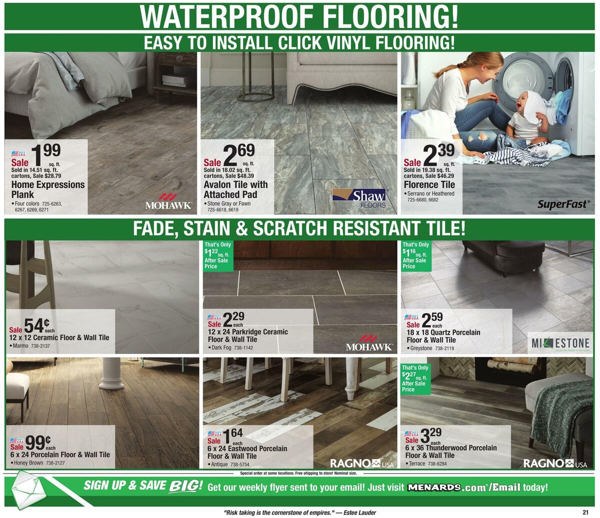 Menards Weekly Ad from March 29