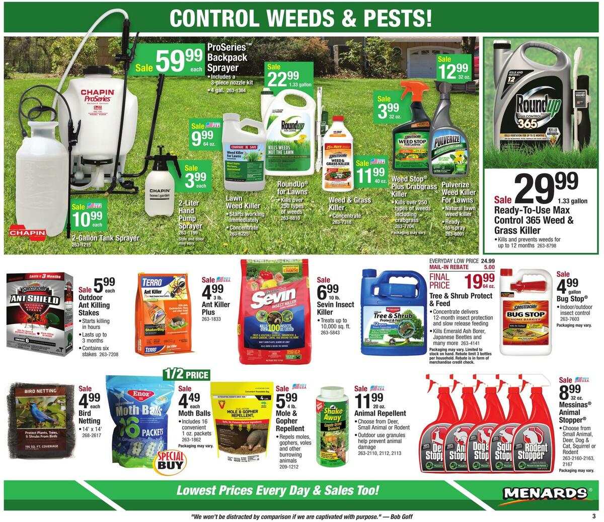 Menards Weekly Ad from March 29