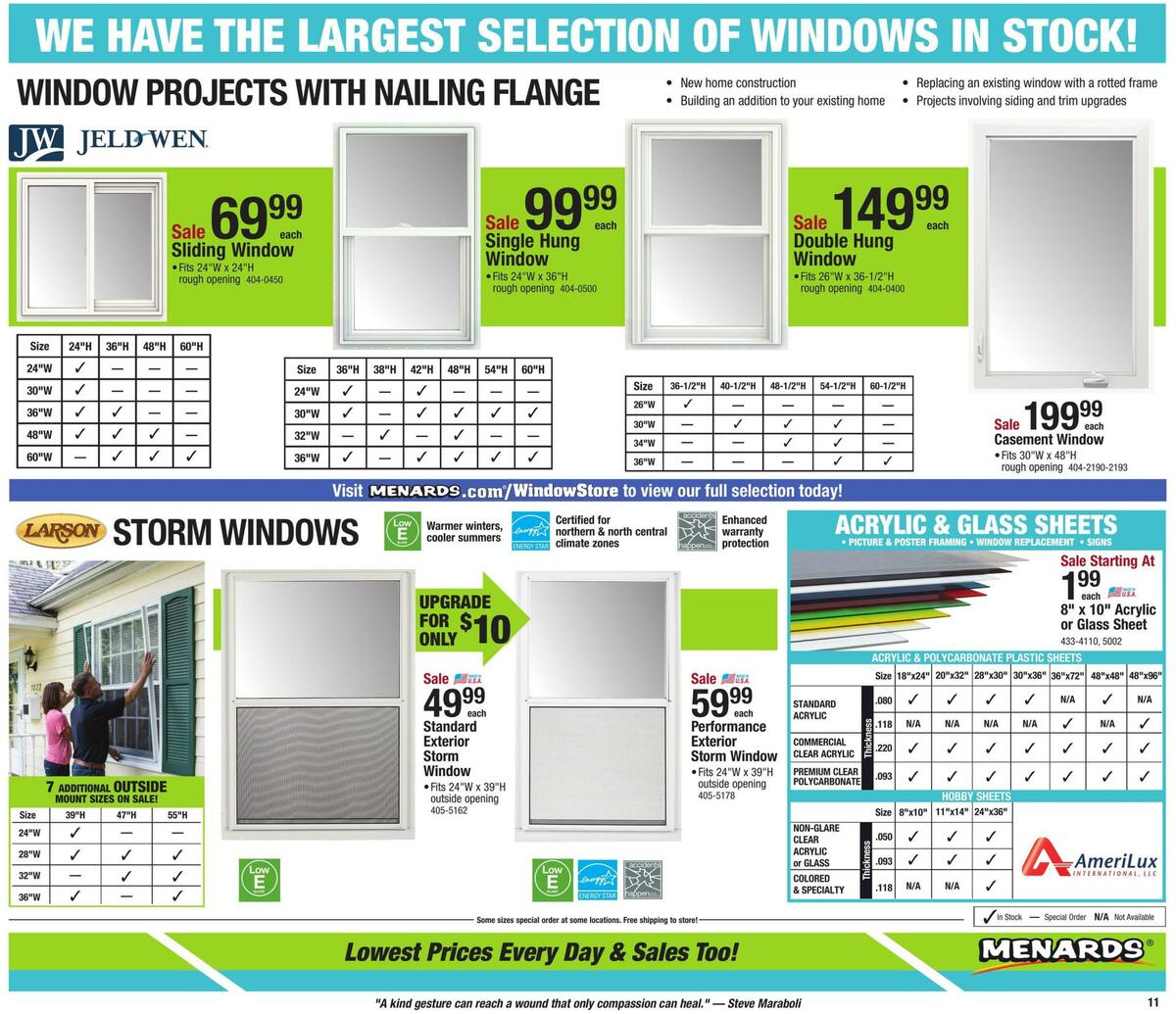 Menards Weekly Ad from April 5