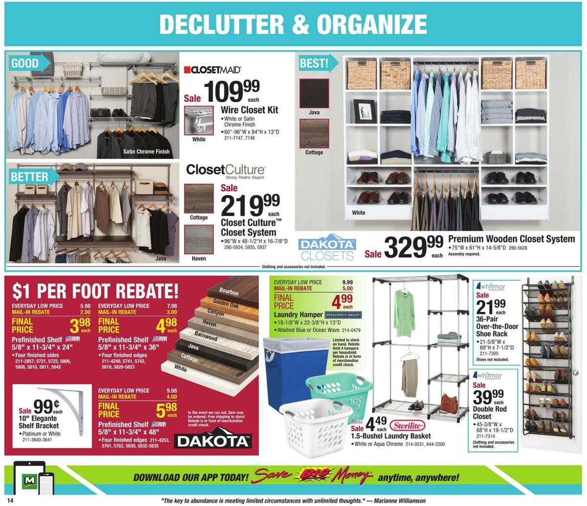 Menards Weekly Ad from April 5
