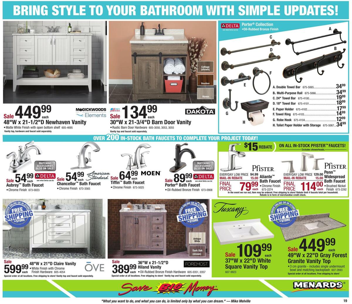 Menards Weekly Ad from April 5