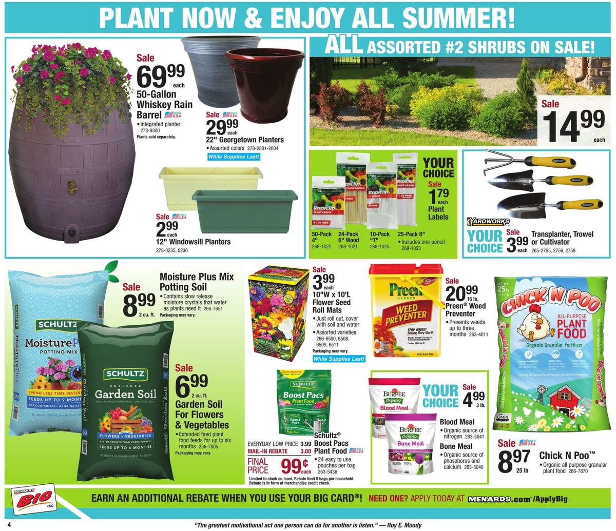 Menards Weekly Ad from April 5