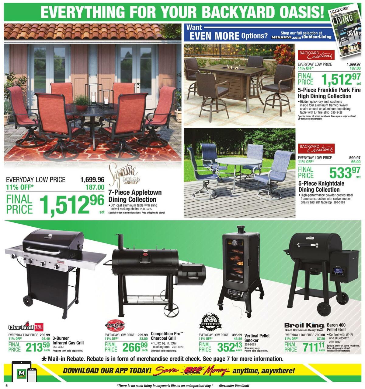 Menards Weekly Ad from April 12