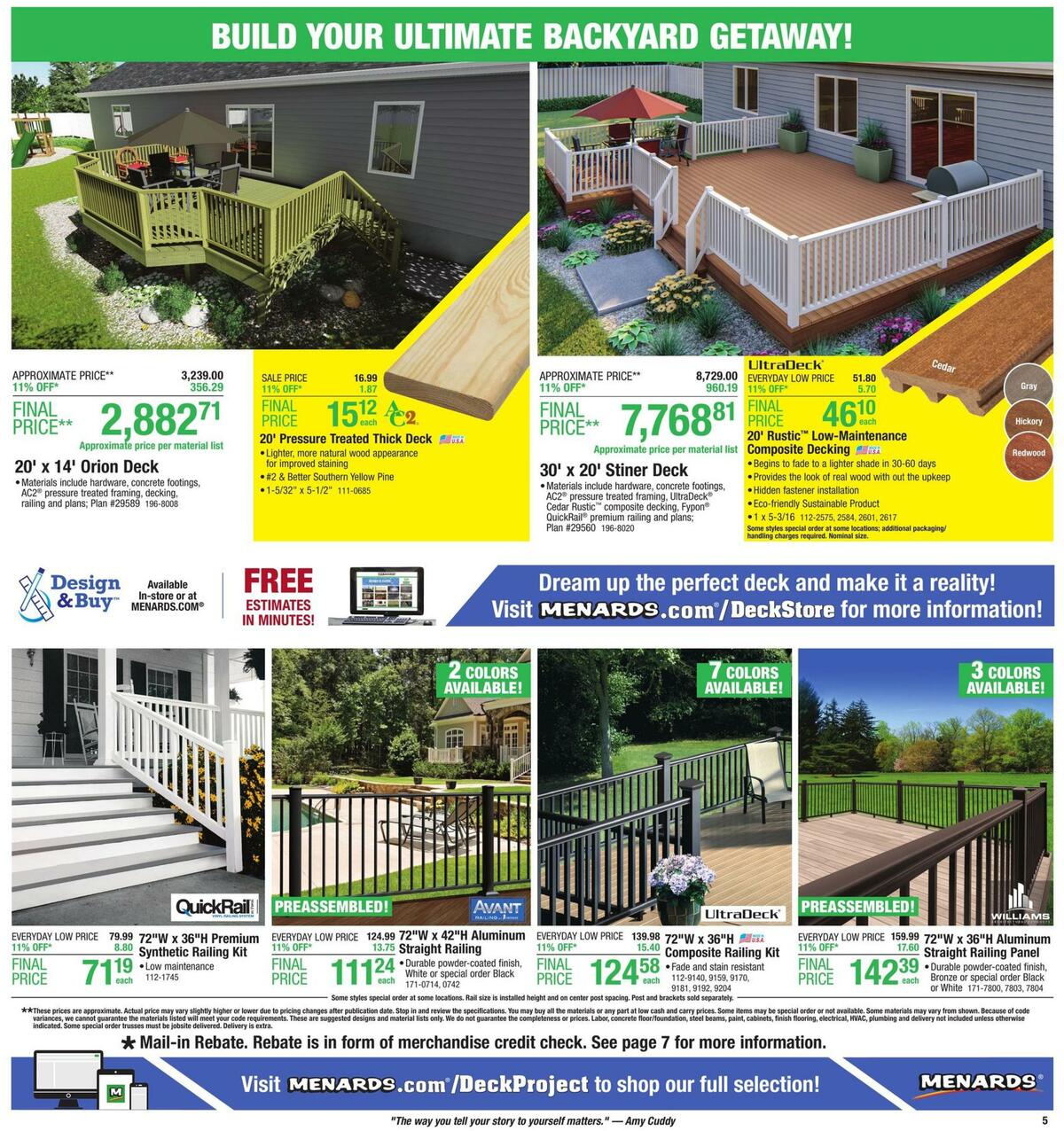 Menards Weekly Ad from April 12