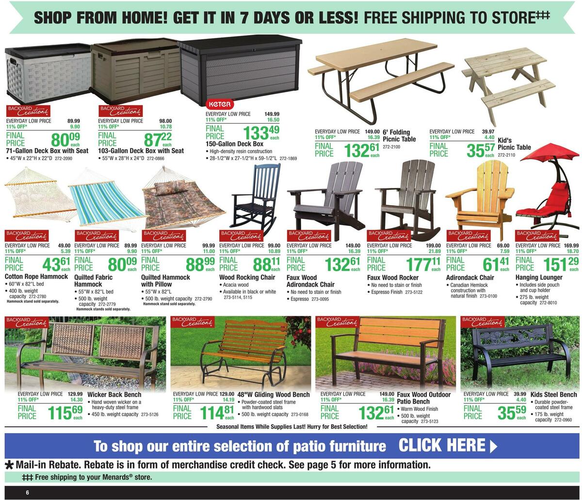 Menards Weekly Ad from May 3