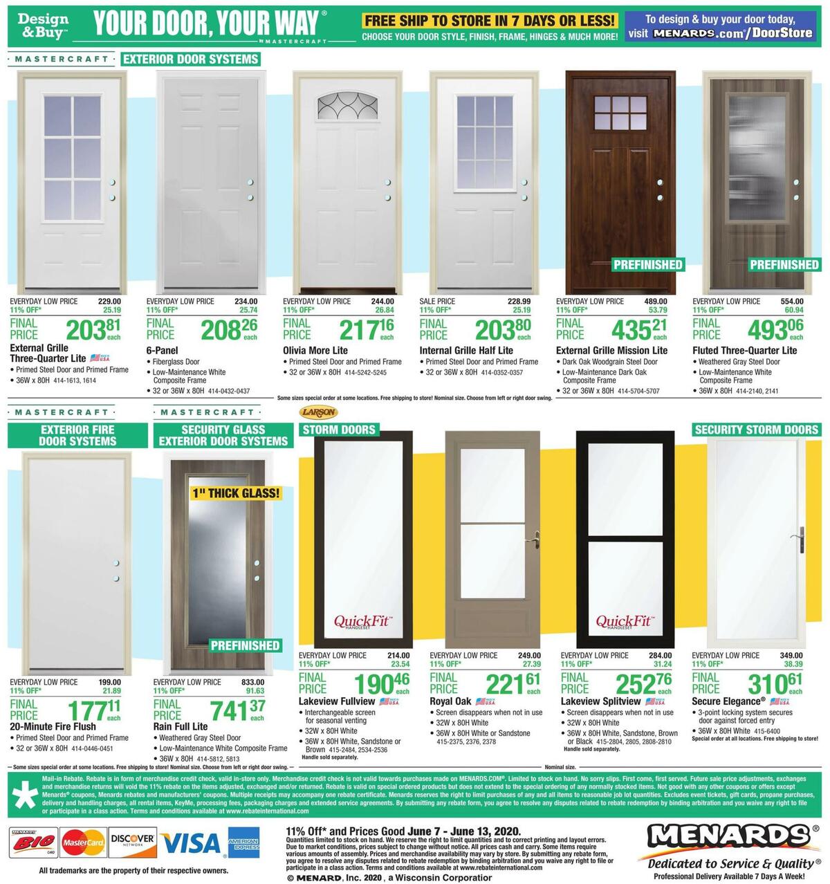 Menards Weekly Ad from June 7