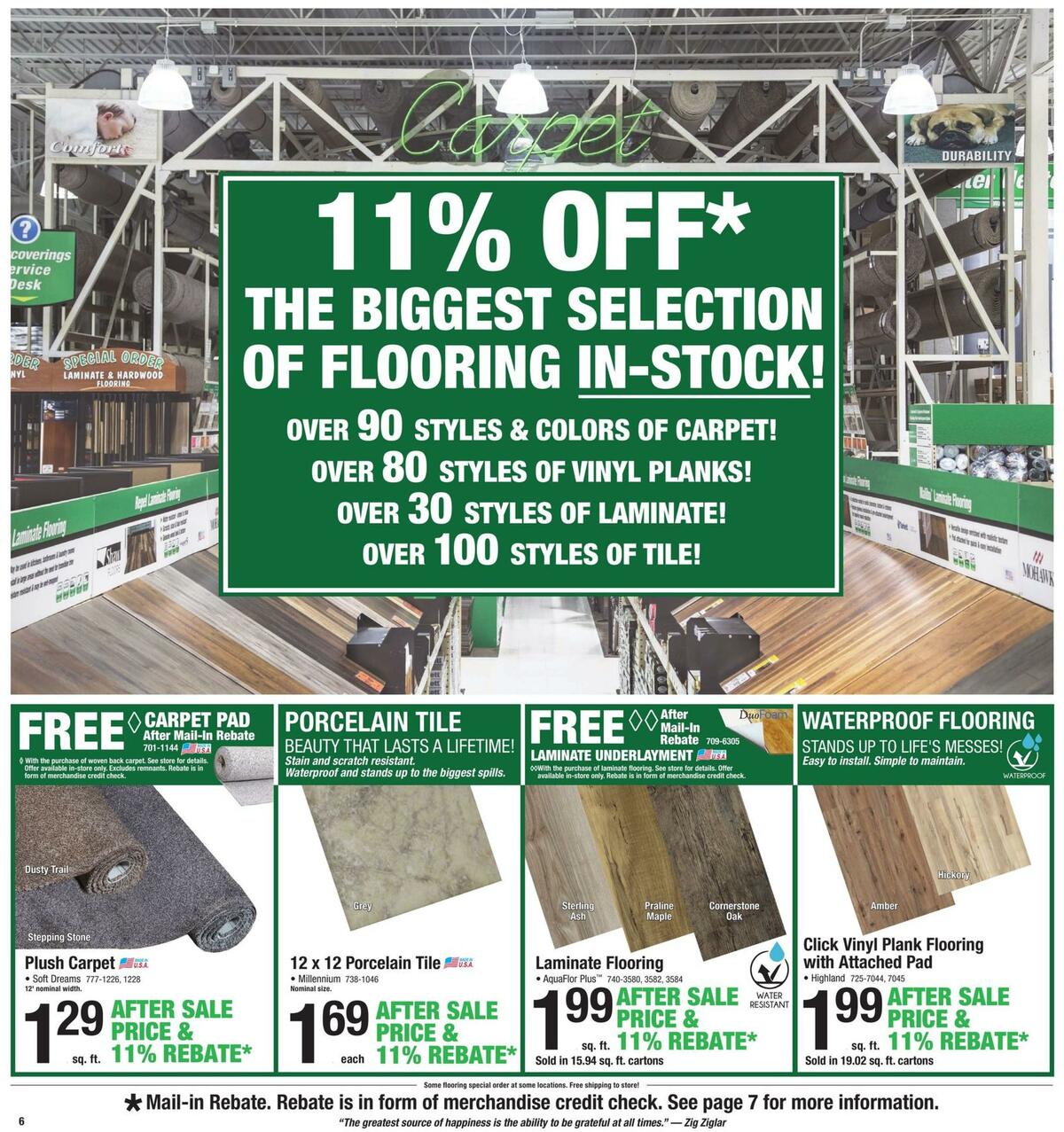 Menards Weekly Ad from August 30