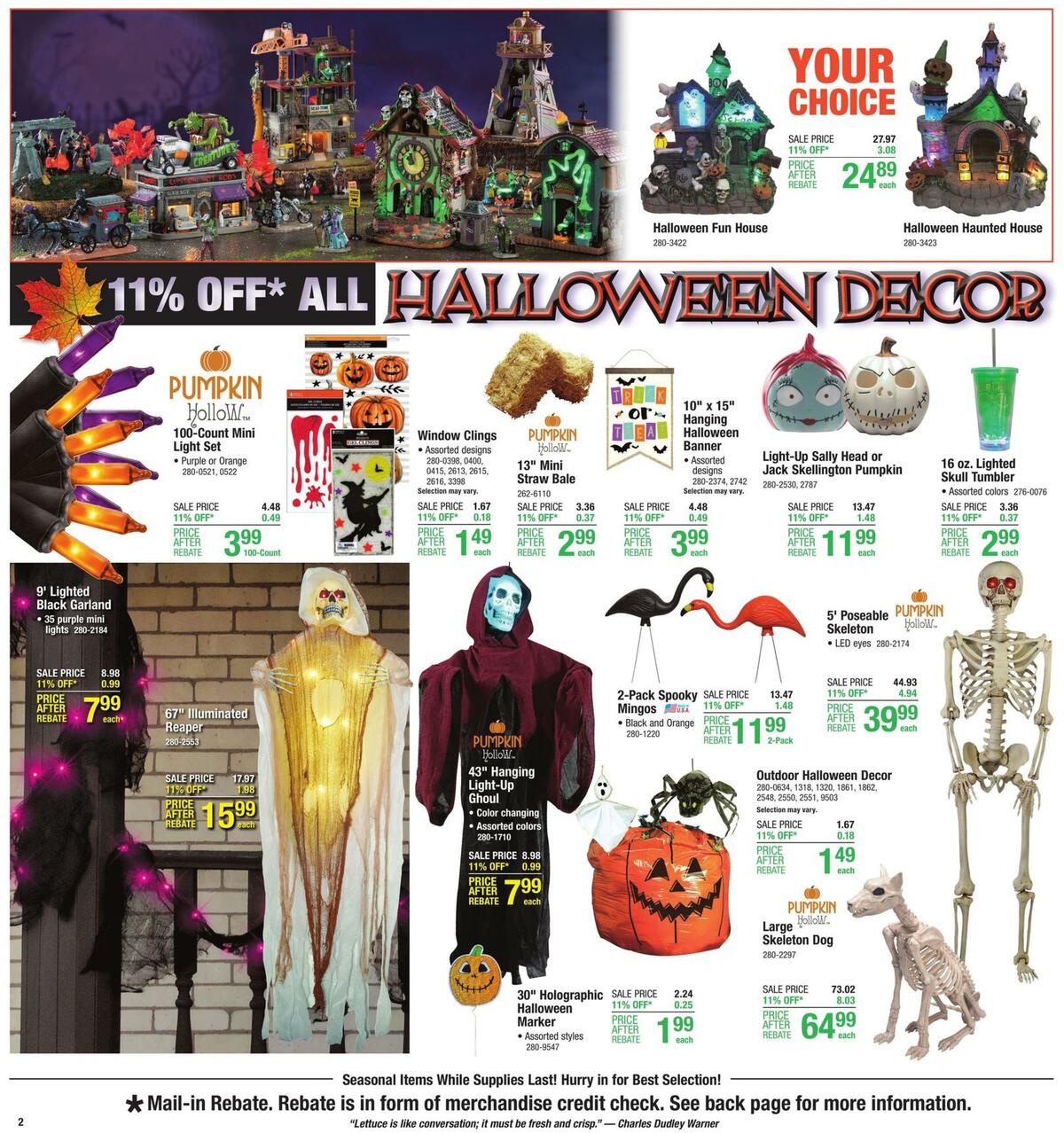 Menards Weekly Ad from September 6